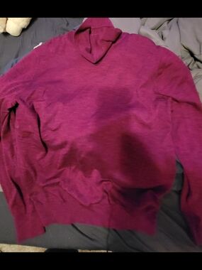 Paisley & Gray Men's Turtleneck Sweater in Plum
